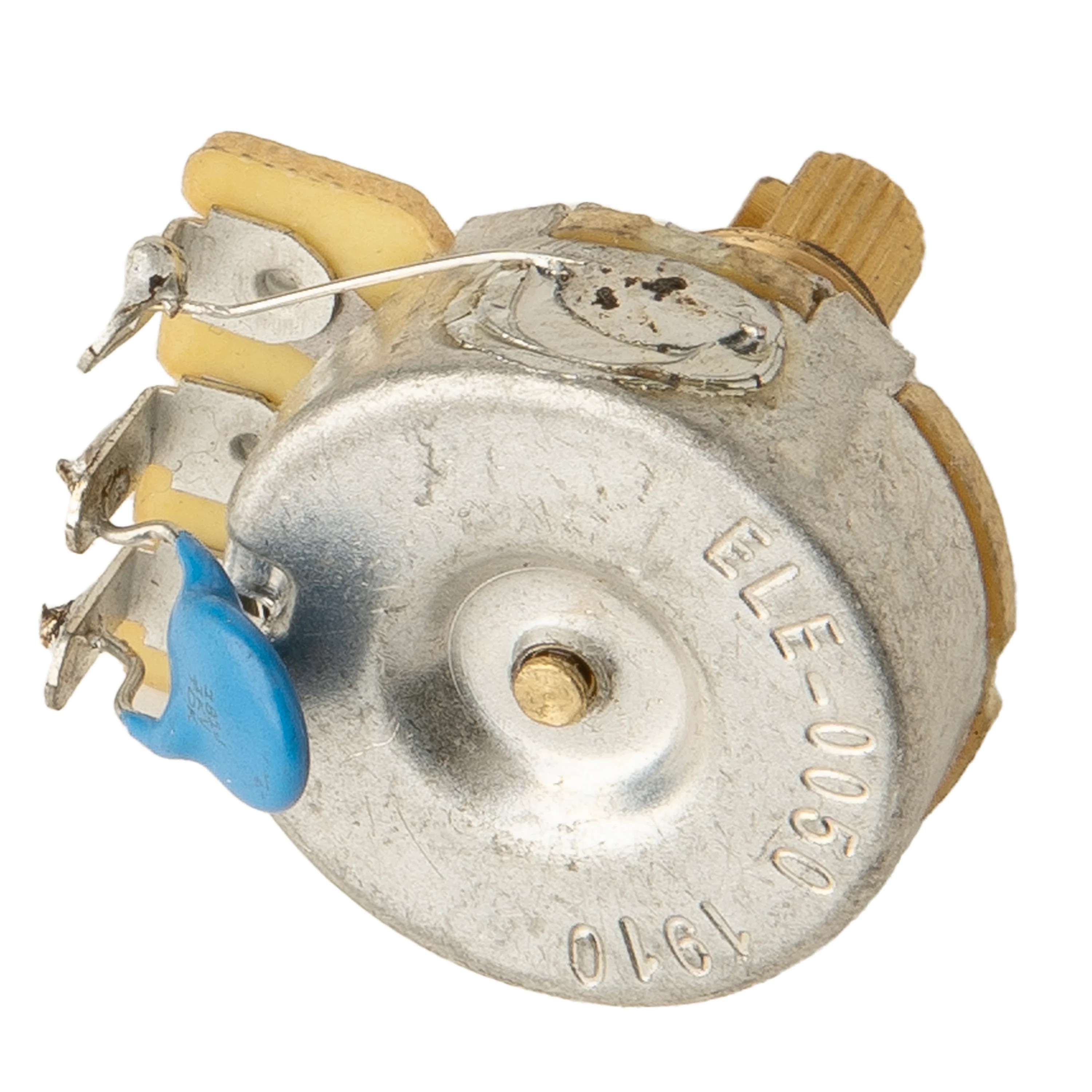 500K Lefty Medium-Shaft Potentiometer with 180 pF Capacitor - Image 2