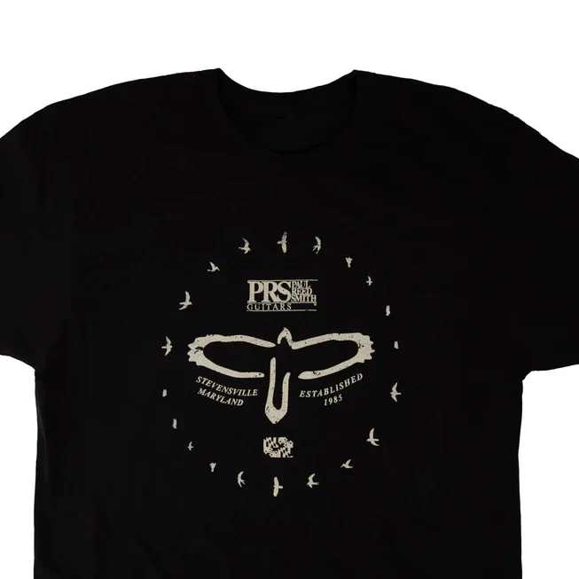 PRS Circle of Birds Tee, Black - Image 3