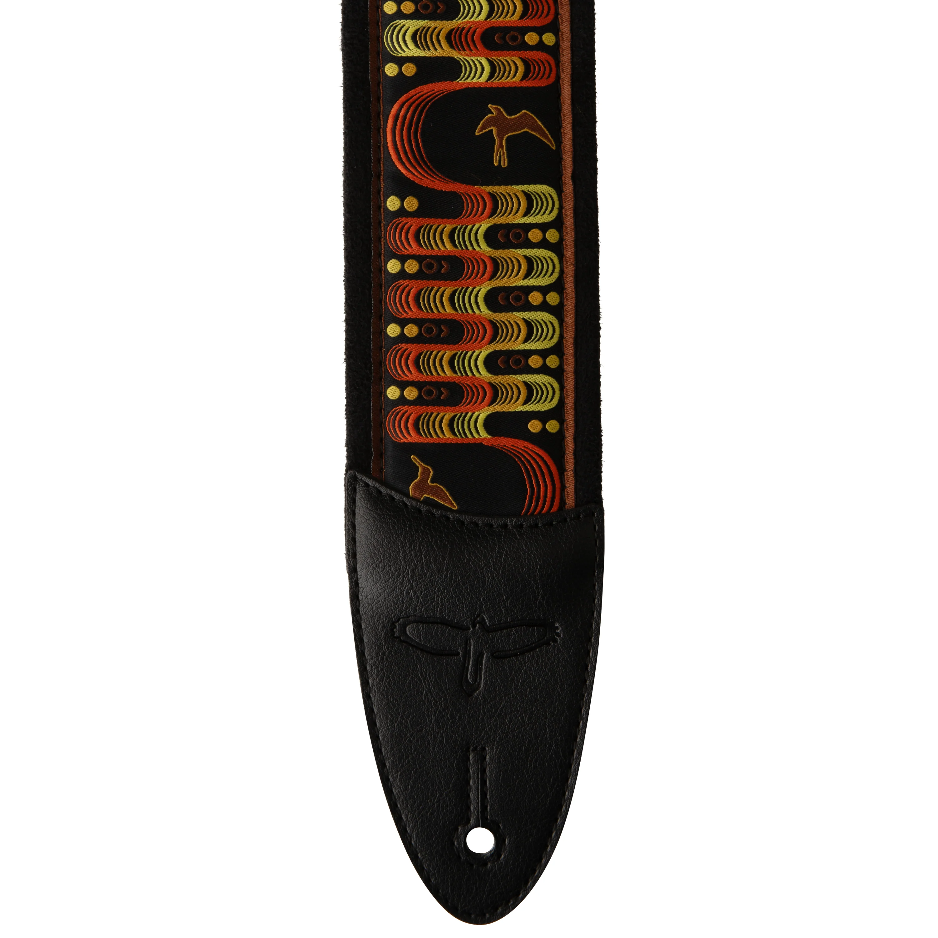 PRS 2.4" Padded Guitar Strap w/FLASH, Custom Jacquard Birds Wavelength - Image 4