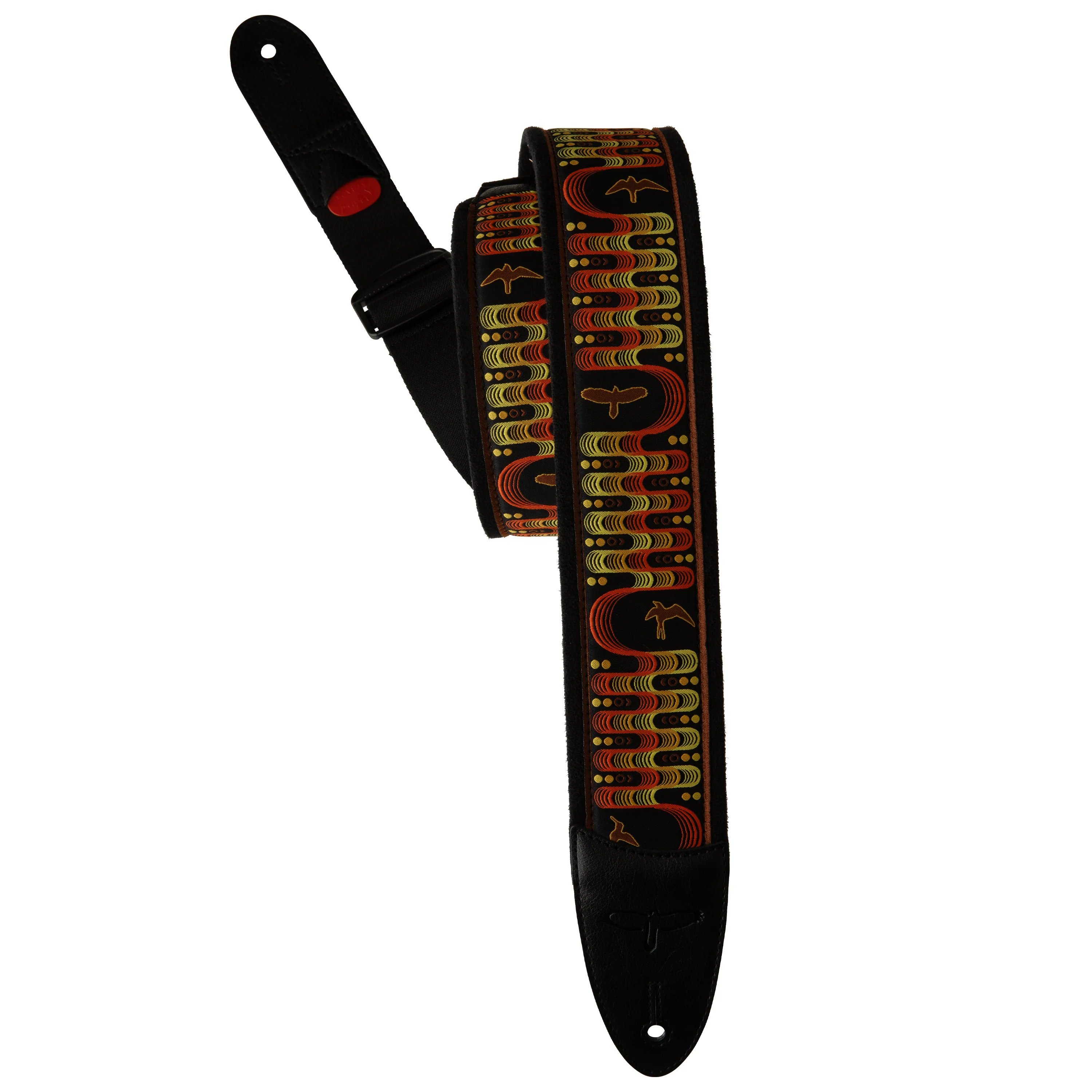 PRS 2.4" Padded Guitar Strap w/FLASH, Custom Jacquard Birds Wavelength - Image 5