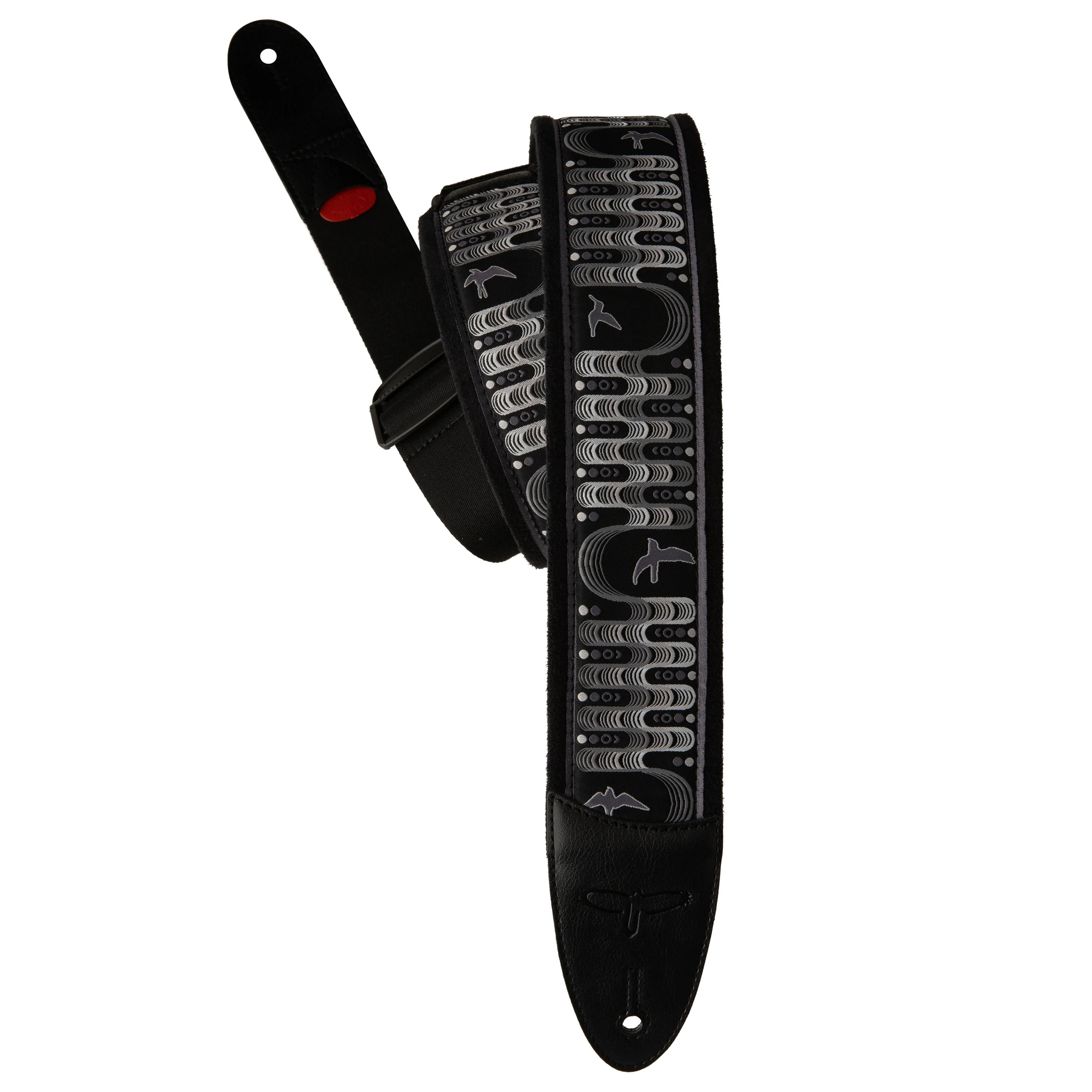 PRS 2.4" Padded Guitar Strap w/FLASH, Custom Jacquard Birds Wavelength - Image 7