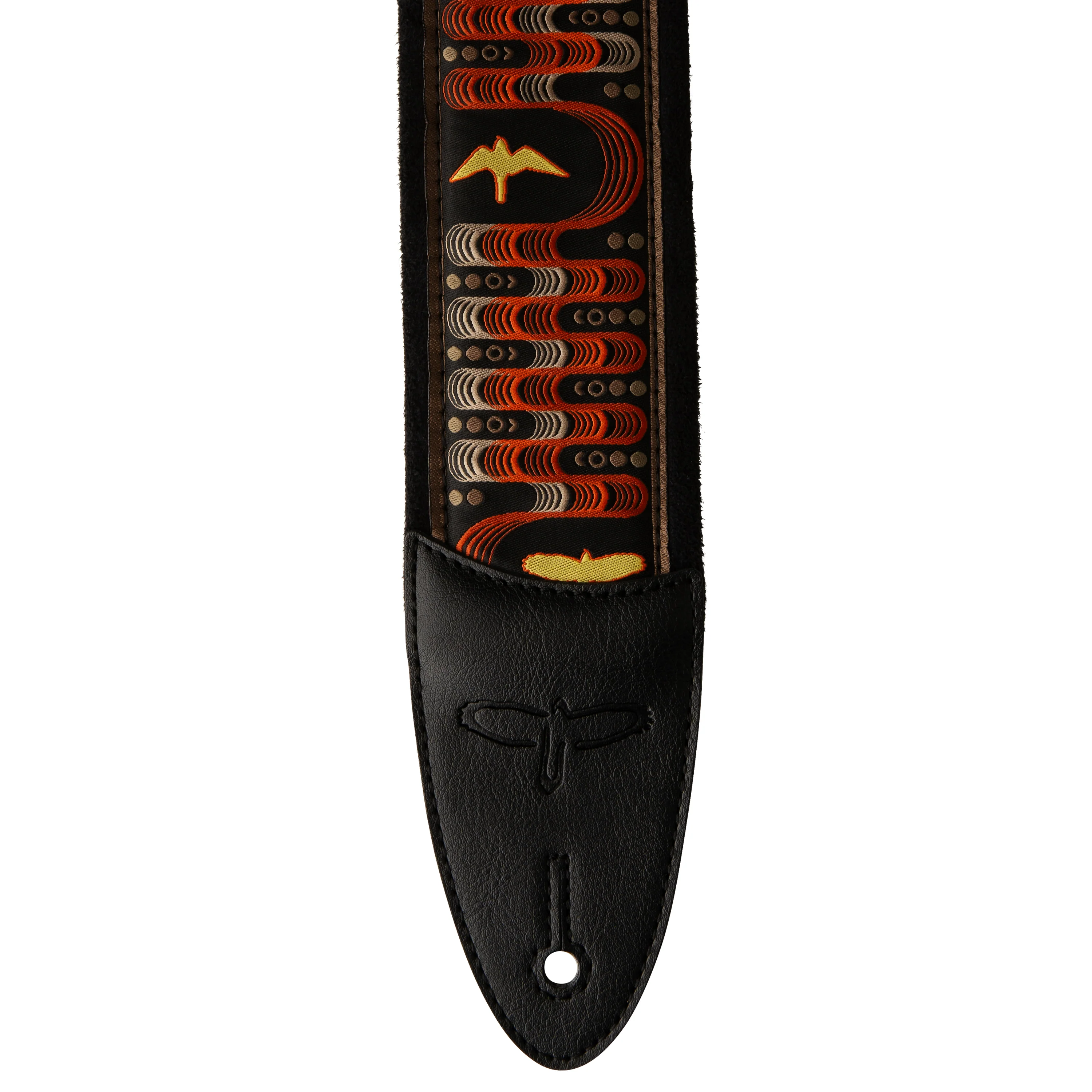 PRS 2.4" Padded Guitar Strap w/FLASH, Custom Jacquard Birds Wavelength - Image 8