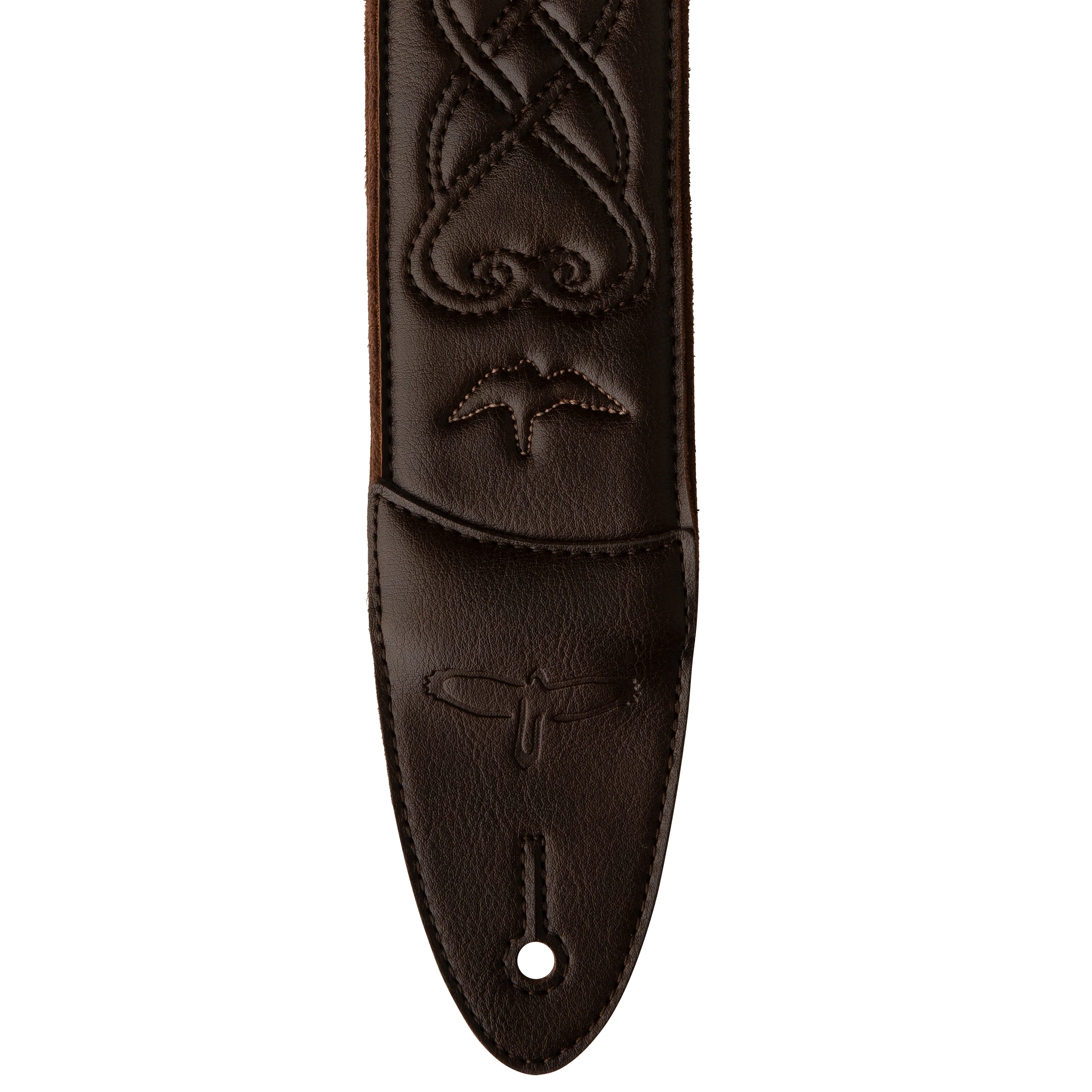 PRS 2.4" Padded Guitar Strap w/RAS, Custom Leather (Faux) Birds - Image 5
