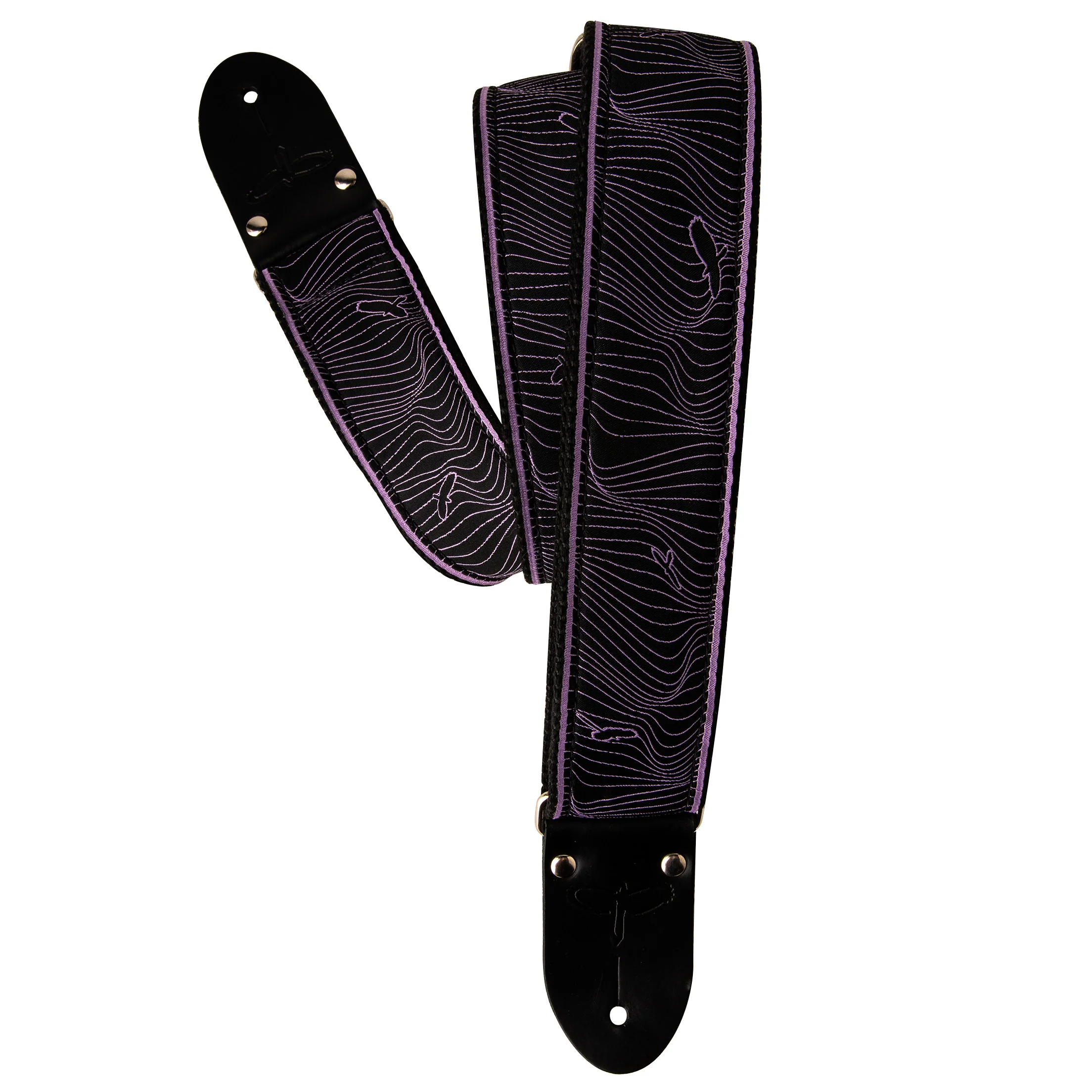 PRS 2” Deluxe Retro Strap, Custom Jacquard, Pulsar Birds - Image 2