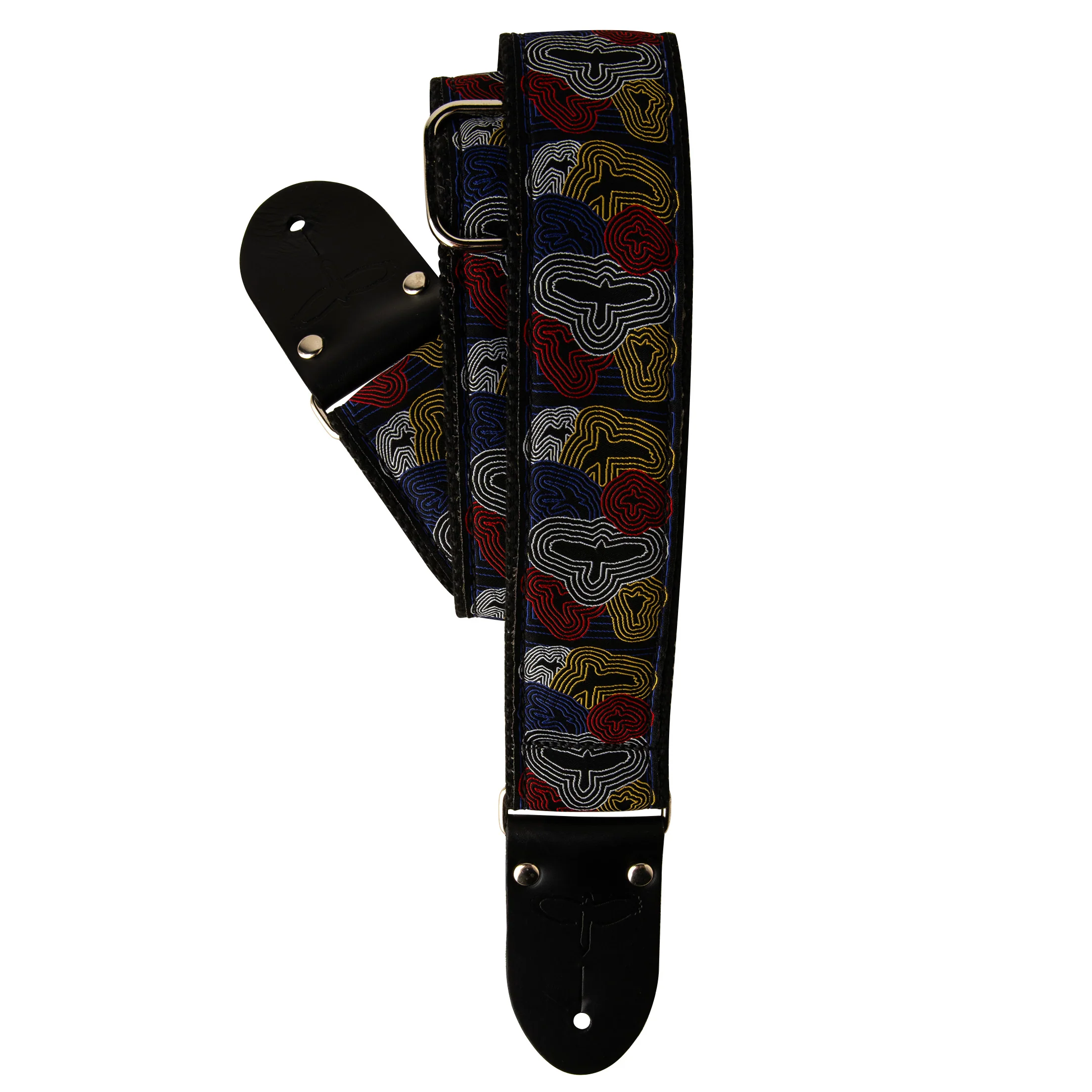 PRS 2” Deluxe Retro Strap, Custom Jacquard, Sonar Birds - Image 2