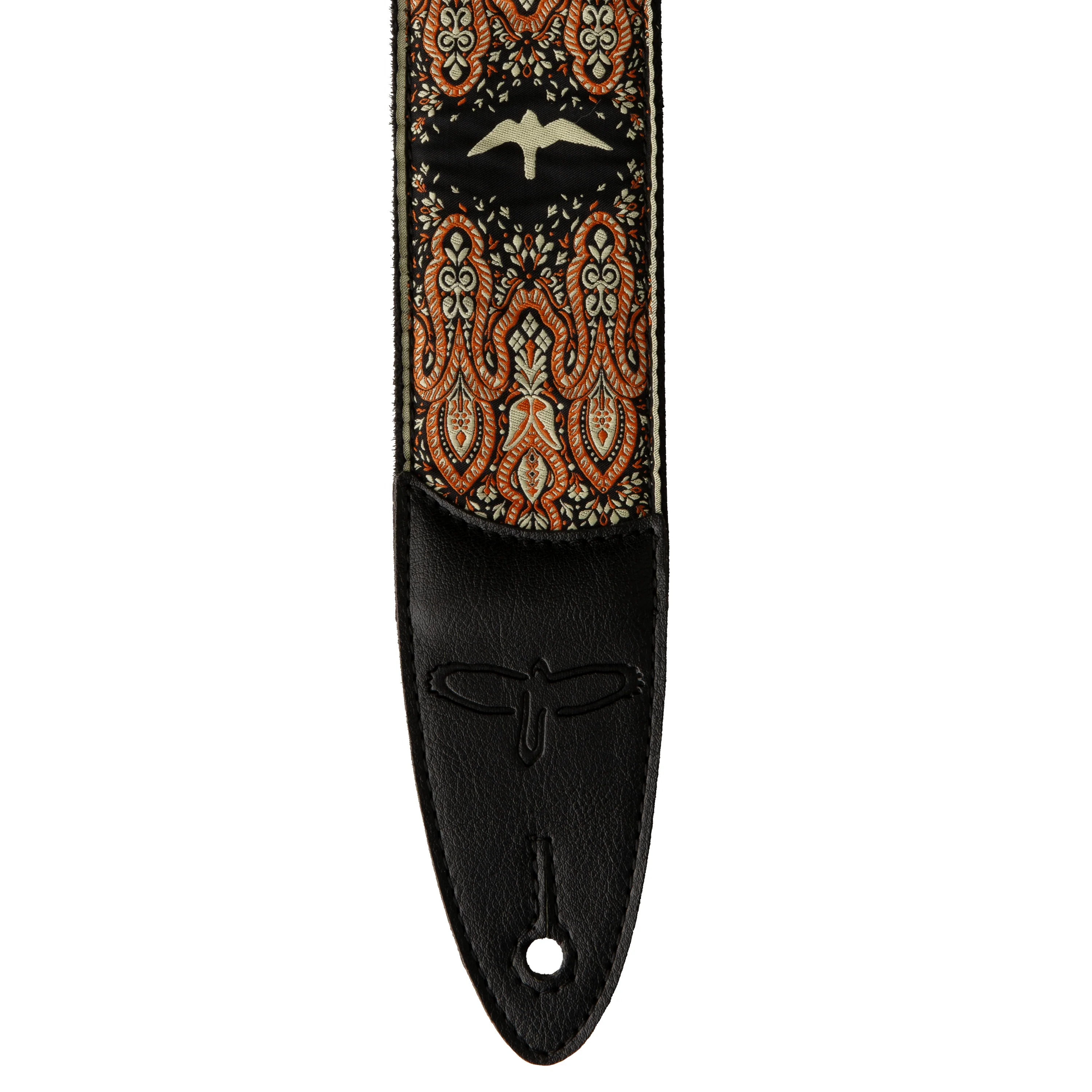 PRS 2" Guitar Strap, Custom Jacquard Birds Fleur - Image 7