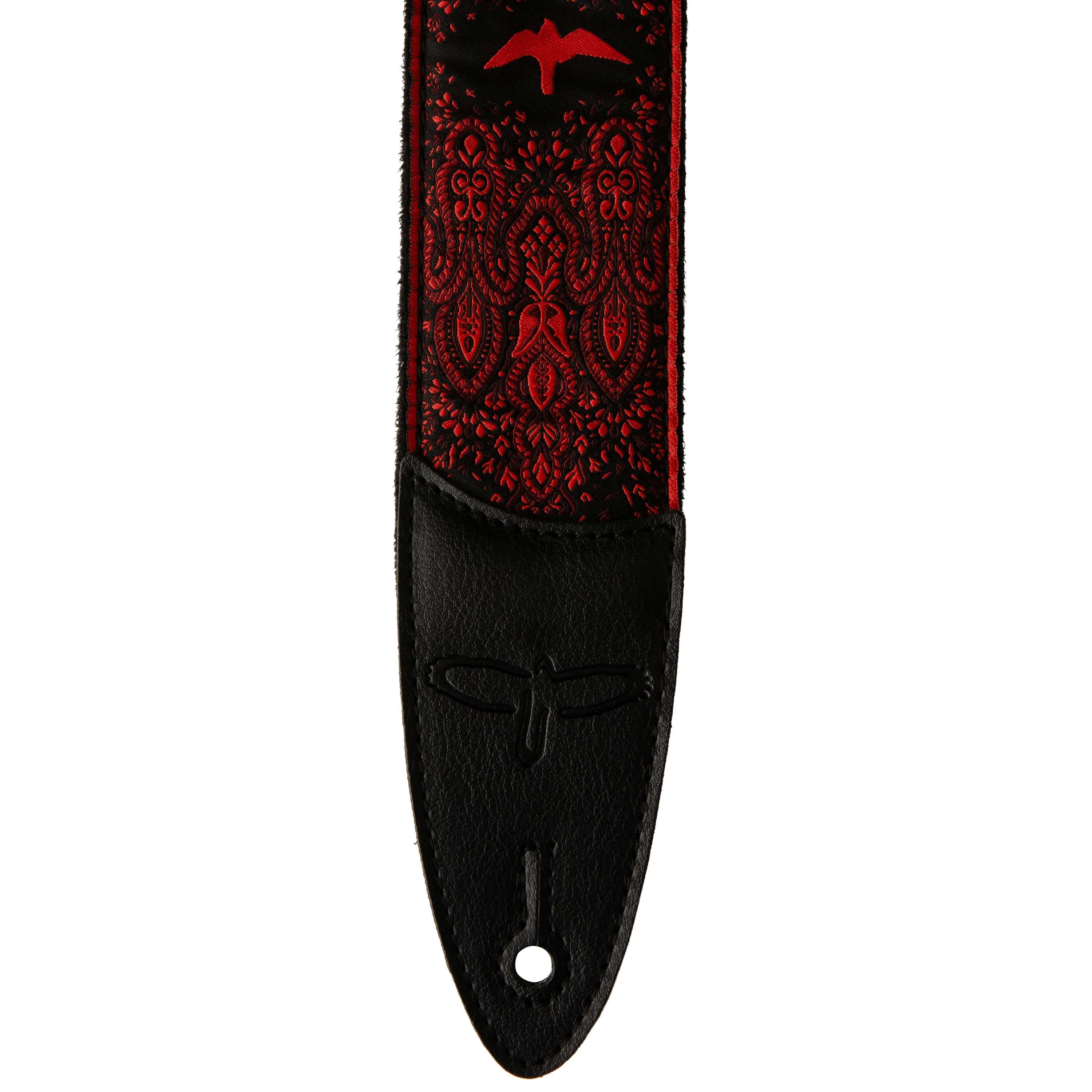 PRS 2" Guitar Strap, Custom Jacquard Birds Fleur - Image 9