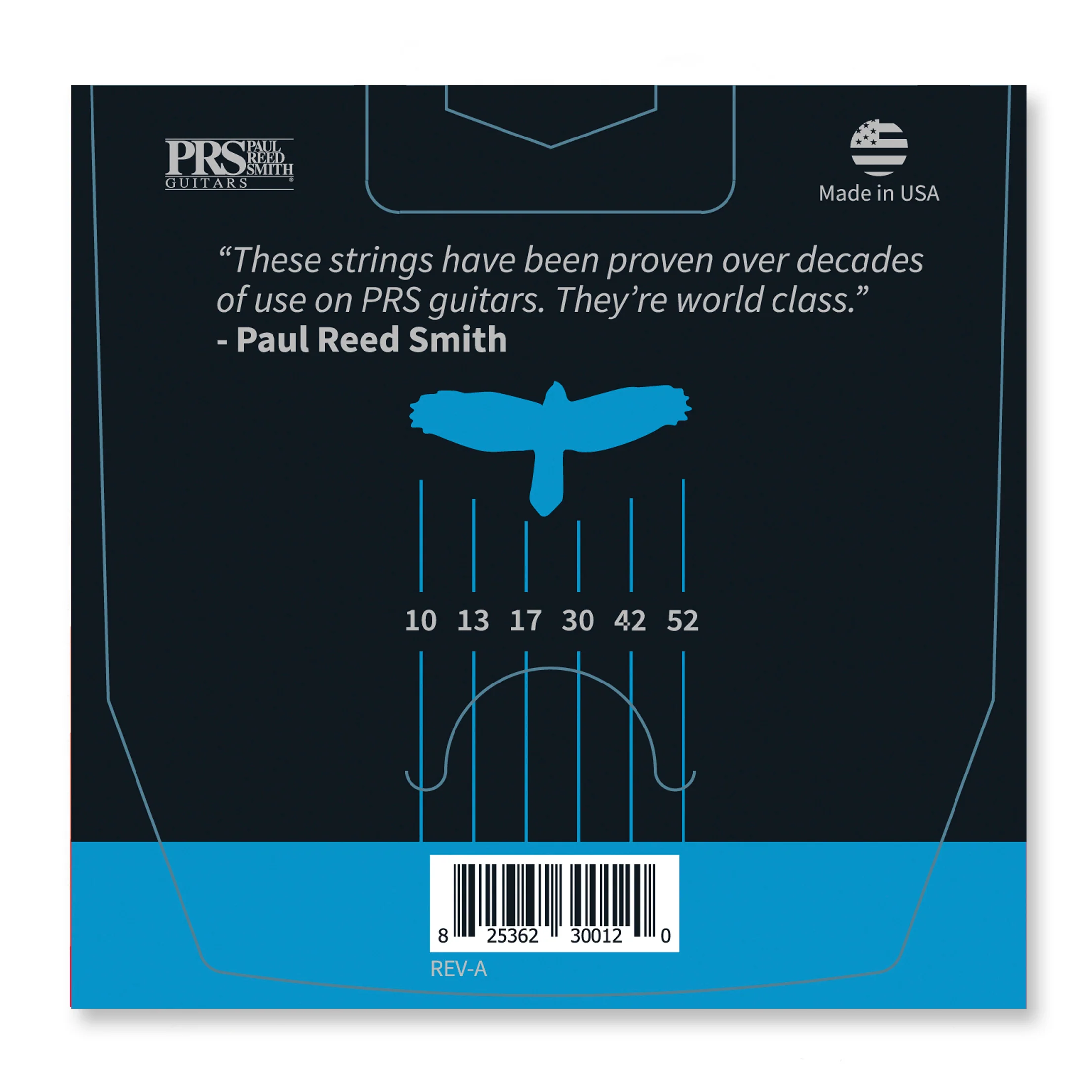 PRS Classic Light Top/Heavy Bottom Guitar Strings 10-52 - Image 2