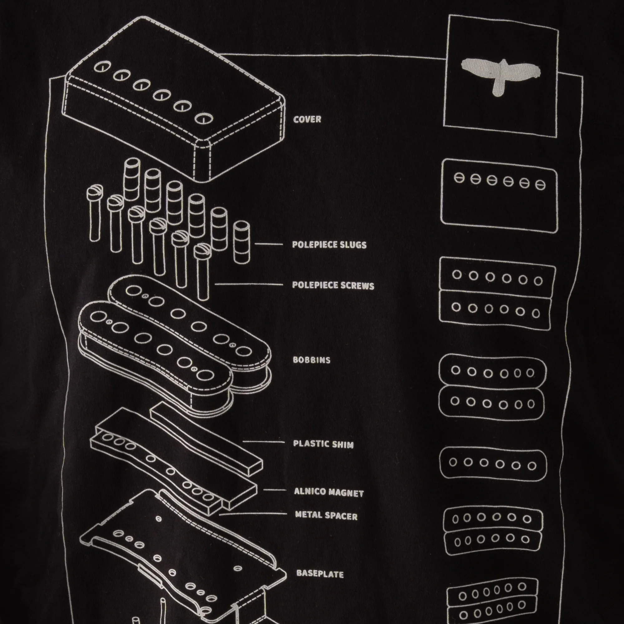 PRS Exploded Pickup Tee - Image 2