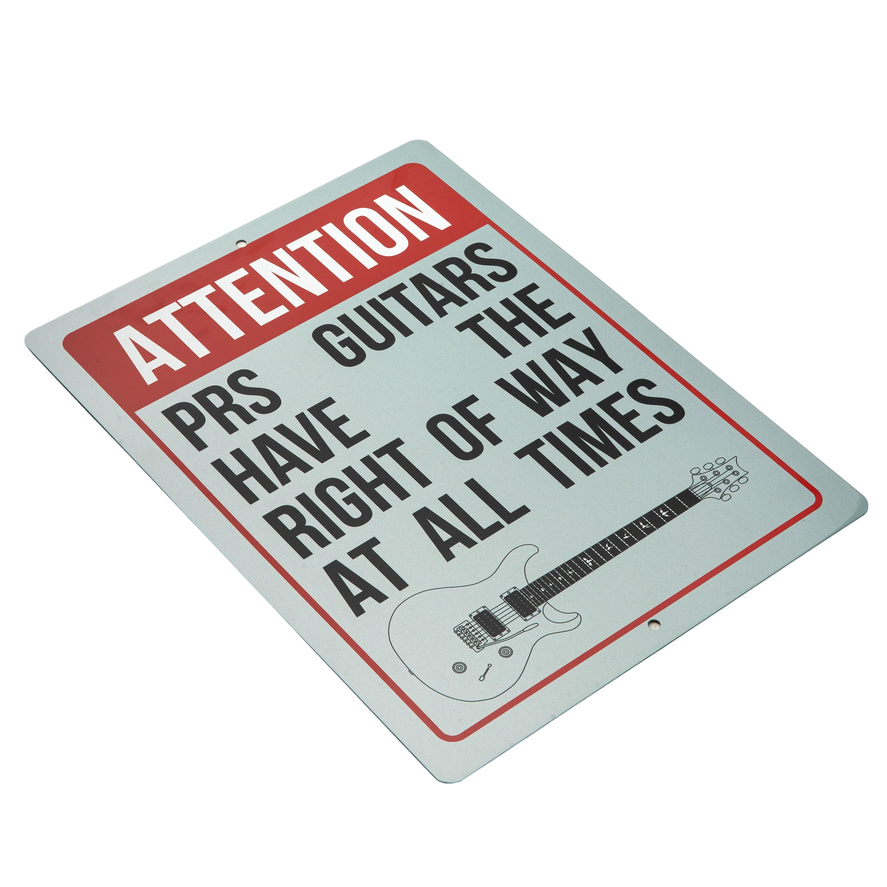 PRS Guitars "Right of Way" Metal Wall Sign - Image 2