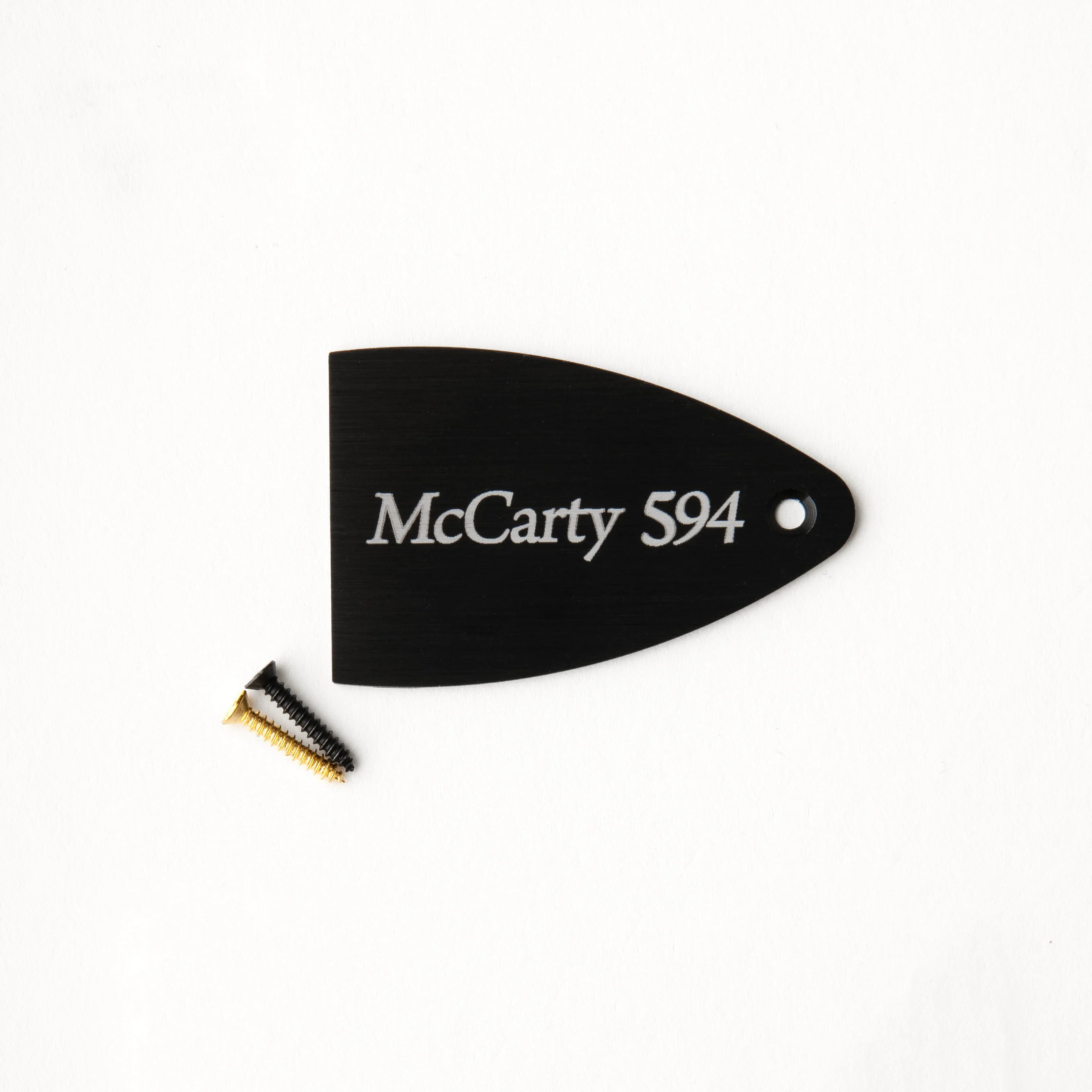 PRS Truss Rod Cover, Black Anodized Aluminum, Etched Model Name - Image 4