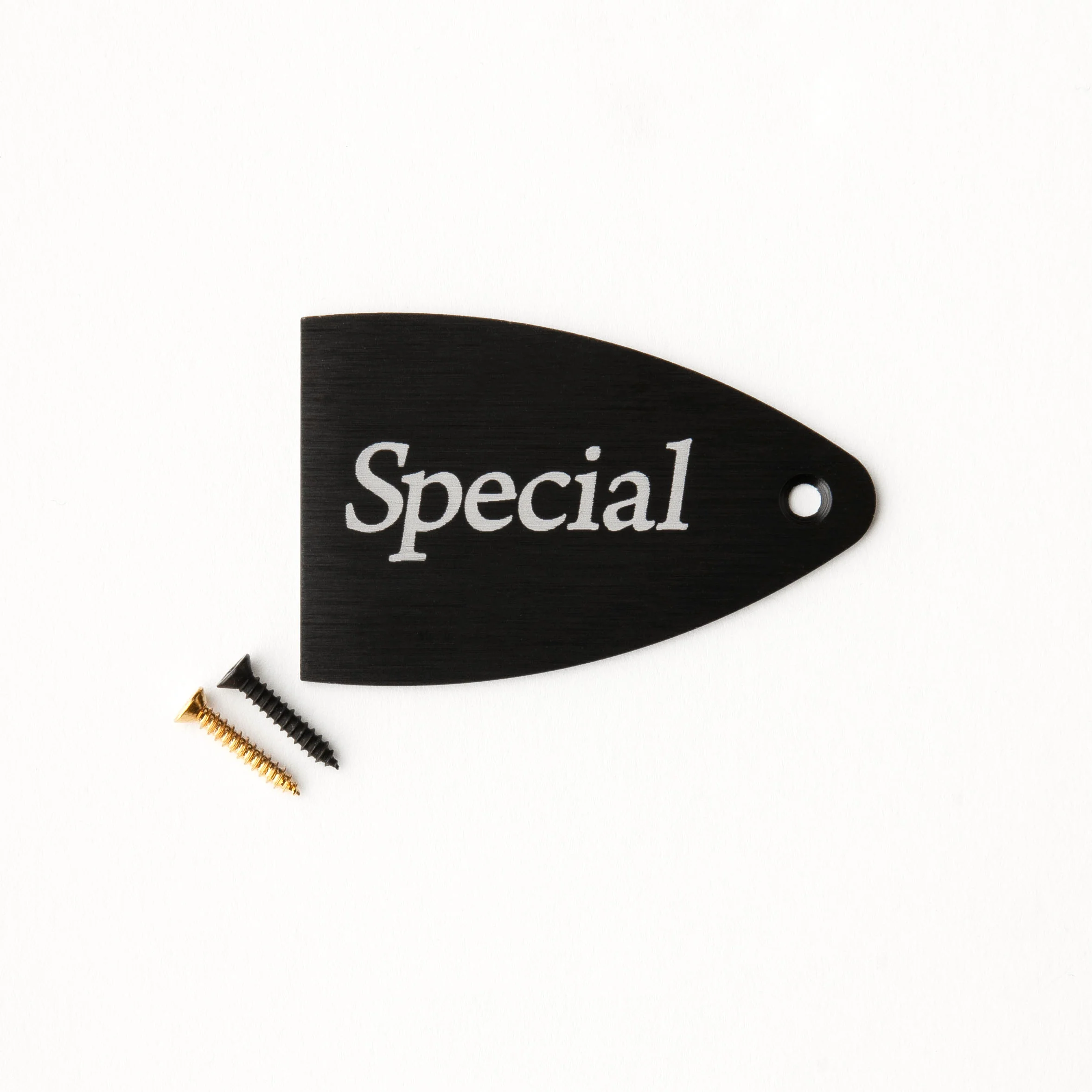 PRS Truss Rod Cover, Black Anodized Aluminum, Etched Model Name - Image 5