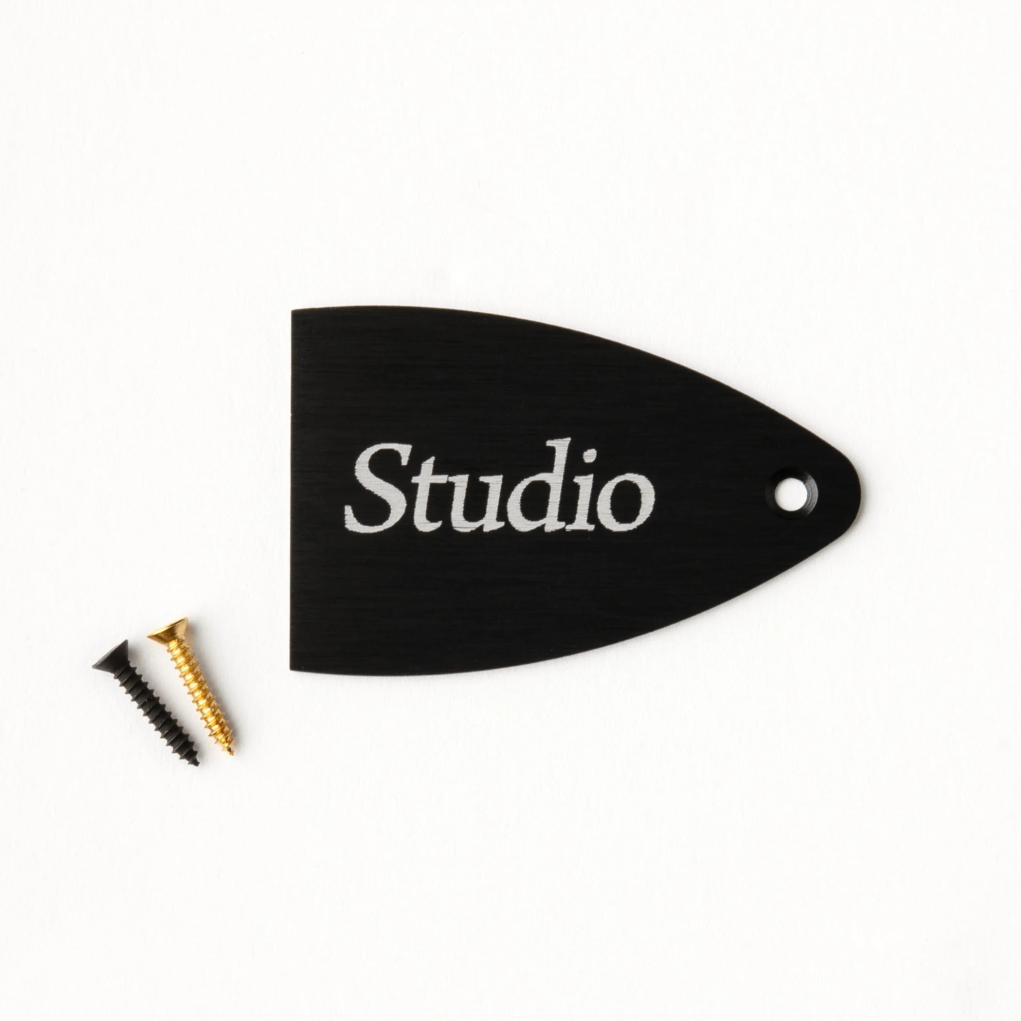 PRS Truss Rod Cover, Black Anodized Aluminum, Etched Model Name - Image 6