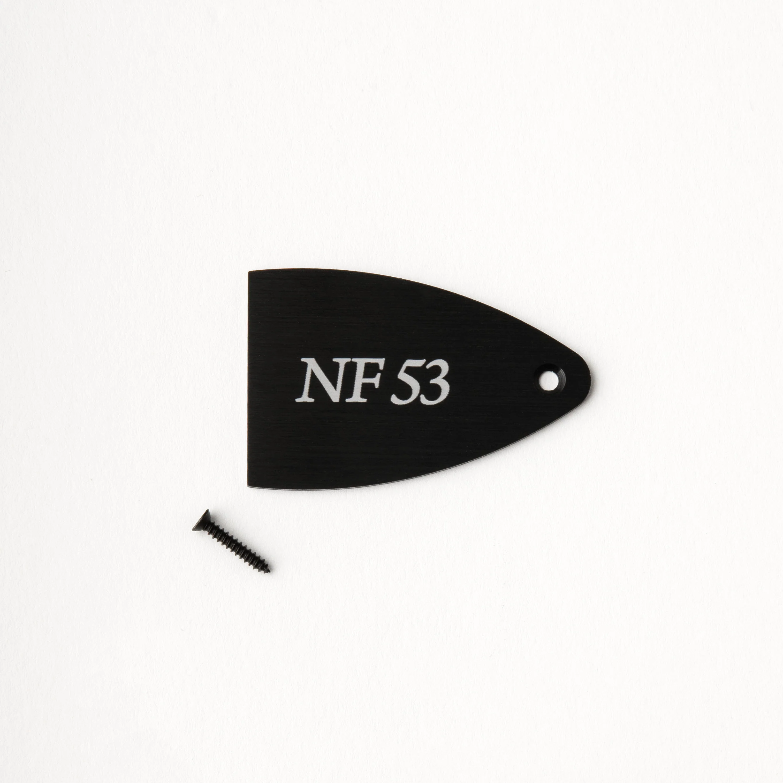PRS Truss Rod Cover, Black Anodized Aluminum, Etched Model Name - Image 7