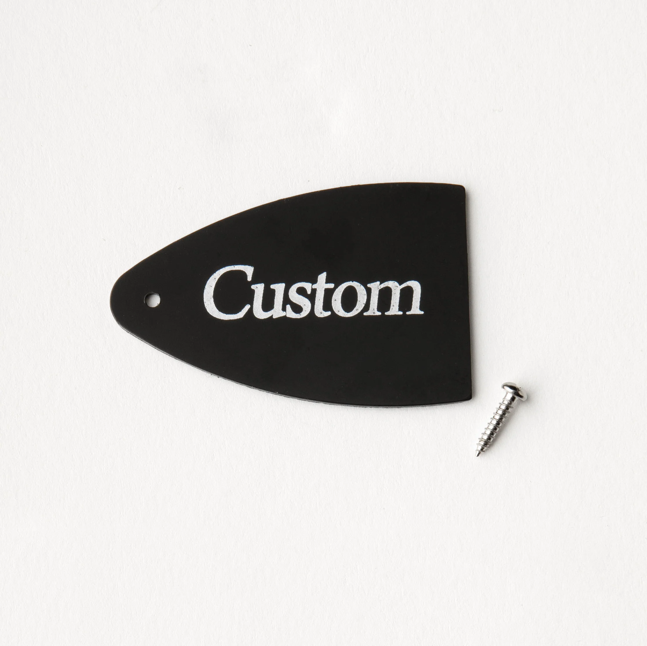 PRS Truss Rod Cover, Black Plastic, SE Series - Image 6