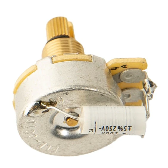 250K Short-Shaft Potentiometer with .1μF (Tone) - Image 2